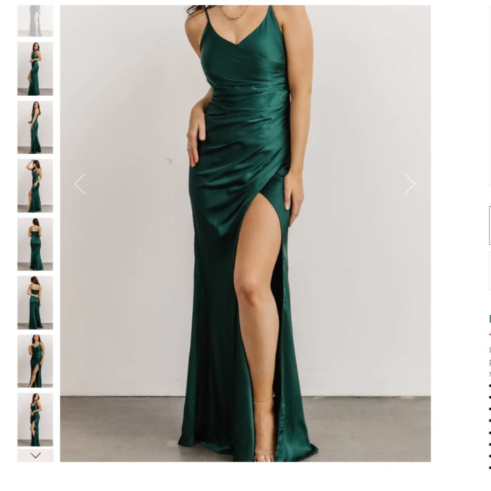 Monet Satin Gown